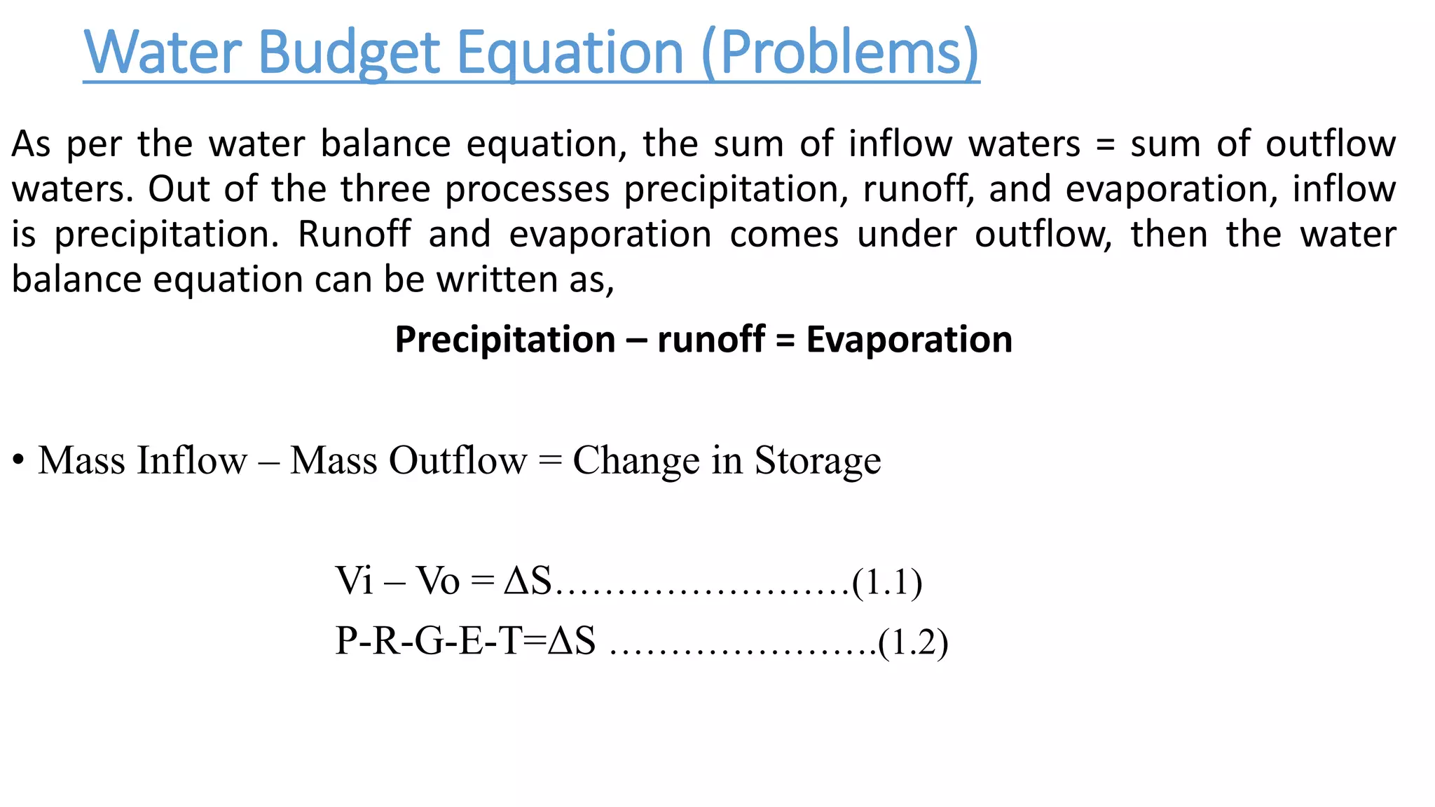 Engineering hydrology | PPTX