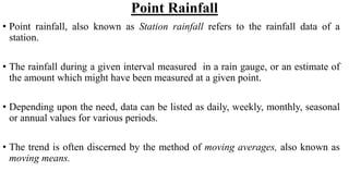 Point Rainfall Method Example Engineering hydrology | PPTX