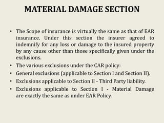 Significant Panel Damage Ca R Insurance Engineering insurance | PPTX