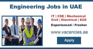 Engineering jobs in UAE