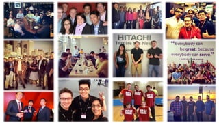 Anyone can offer our engineers
more money. But, no one should
be able to offer them greater
respect, more opportunity or
better teammates.
Remember…
 