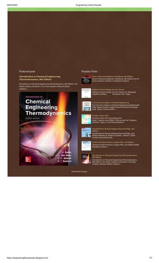 Engineering library ebooks | PDF