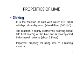 Slaking Material Engineering materials | PDF