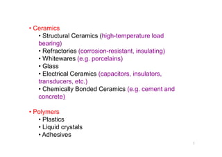 Engineering materials | PDF