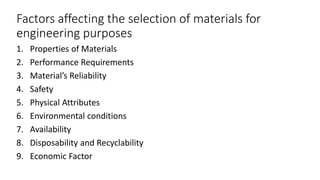 Engineering Materials | PPT