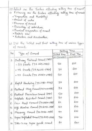 Engineering materials bsc. civil lab 14 report