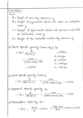 Engineering materials bsc. civil lab 14 report