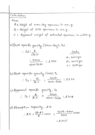 Engineering materials bsc. civil lab 14 report