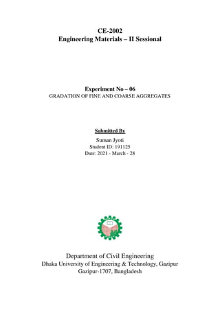 Engineering materials bsc. civil lab 14 report