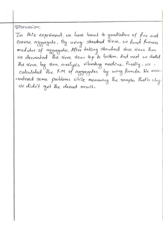 Engineering materials bsc. civil lab 14 report