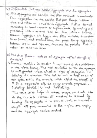 Engineering materials bsc. civil lab 14 report