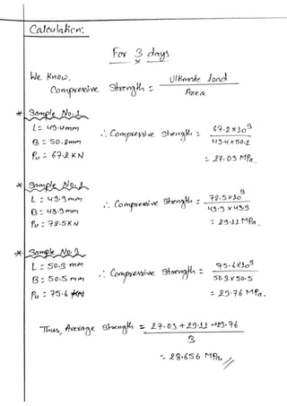 Engineering materials bsc. civil lab 14 report