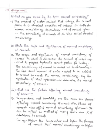 Engineering materials bsc. civil lab 14 report