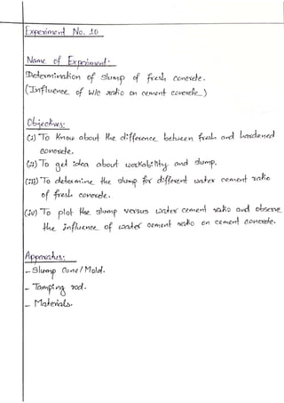 Engineering materials bsc. civil lab 14 report