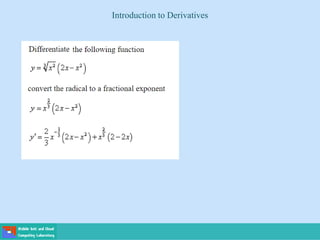 Introduction to Derivatives
 