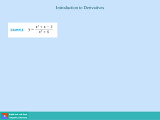 Introduction to Derivatives
 