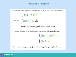 Introduction to Integration
 