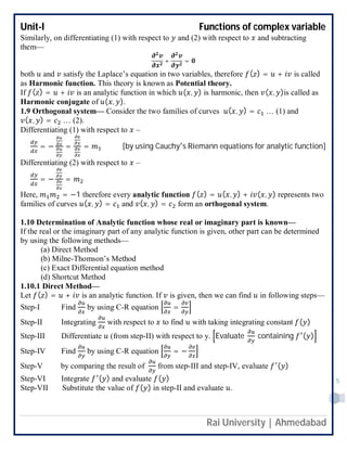 Engineering Mathematics-IV_B.Tech_Semester-IV_Unit-I | PDF