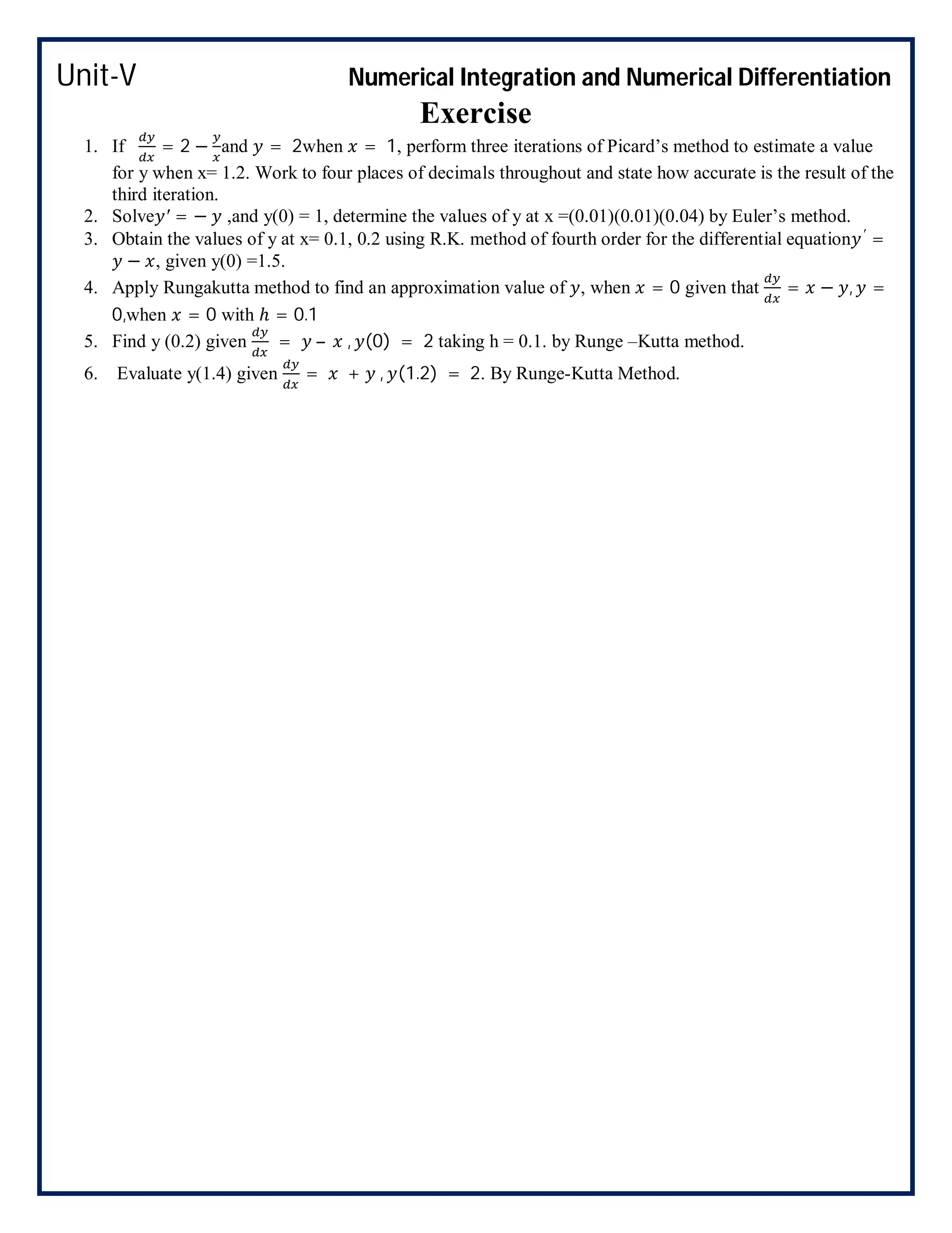 Engineering Mathematics-IV_B.Tech_Semester-IV_Unit-V | PDF