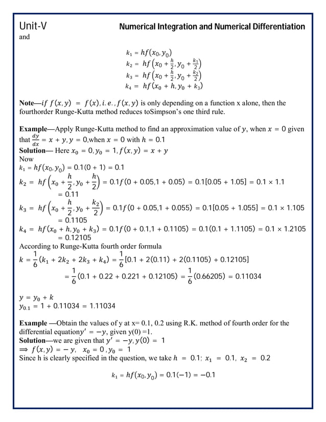 Engineering Mathematics-IV_B.Tech_Semester-IV_Unit-V | PDF