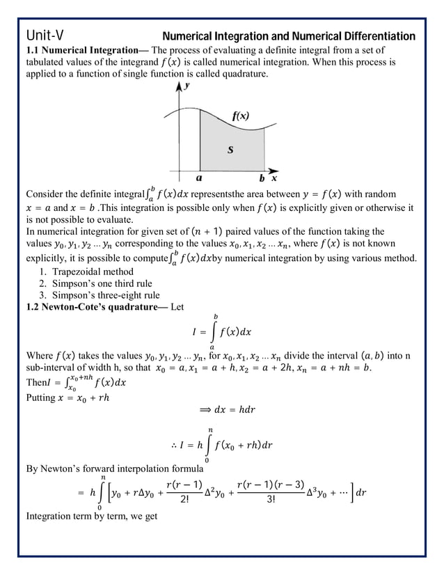 Engineering Mathematics-IV_B.Tech_Semester-IV_Unit-V | PDF