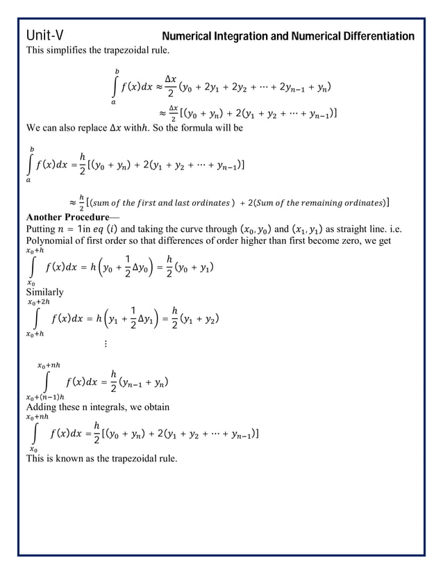 Engineering Mathematics-IV_B.Tech_Semester-IV_Unit-V | PDF