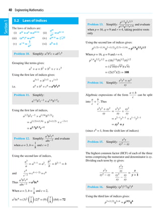 Bulleted List Engineering Math Engineering mathematics, fifth edition(1) | PDF