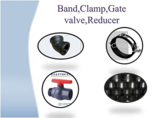 Band,Clamp,Gate
valve,Reducer
 