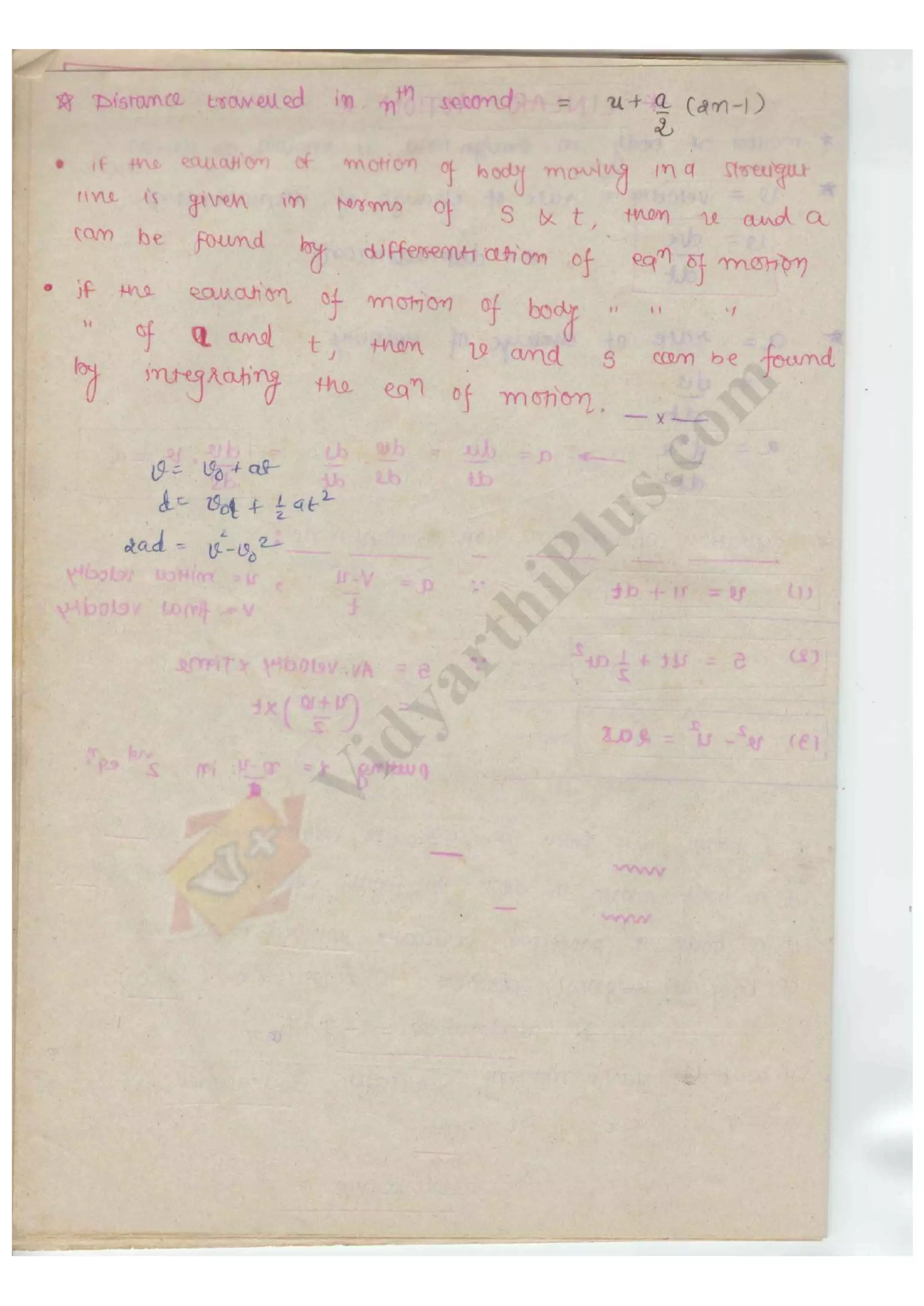 Engineering mechanics 2 handwritten classes notes (study materials) for ...