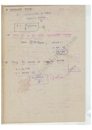 Mechanics 2 Notes.pdf Engineering mechanics 2 handwritten classes notes (study materials) for ...