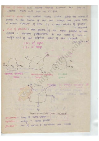 Engineering mechanics 2 handwritten classes notes (study materials) for ...