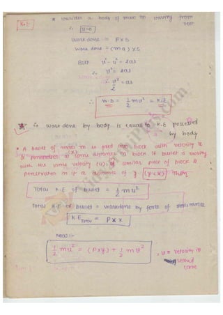 Handwritten Engineering Notes Engineering mechanics 2 handwritten classes notes (study materials) for ...
