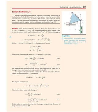 Engineering mechanics dynamics, 6th edition