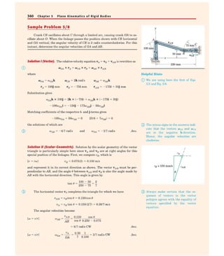 Engineering mechanics dynamics, 6th edition