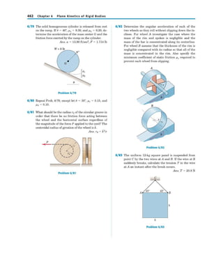Engineering mechanics dynamics, 6th edition