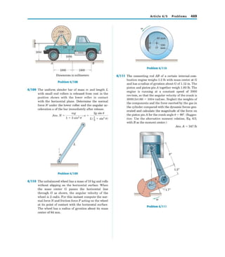 Engineering mechanics dynamics, 6th edition