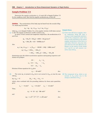 Engineering mechanics dynamics, 6th edition