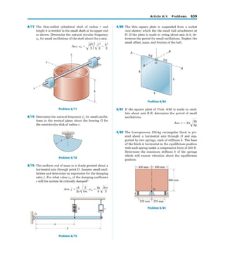Engineering mechanics dynamics, 6th edition