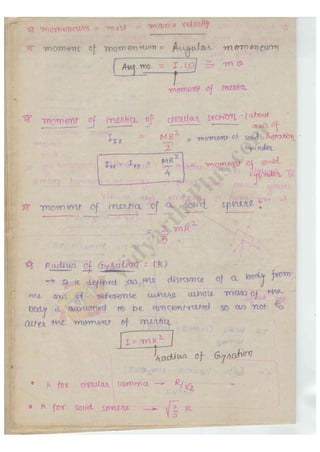 Engineering mechanics notes - Equilibrium of coplanar force system | PDF
