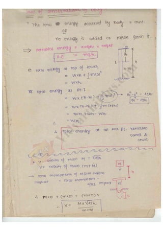 Engineering mechanics notes - Equilibrium of coplanar force system | PDF