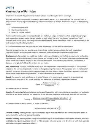 Engineering mechanics notes for mechanical engineering JNTUH | PDF