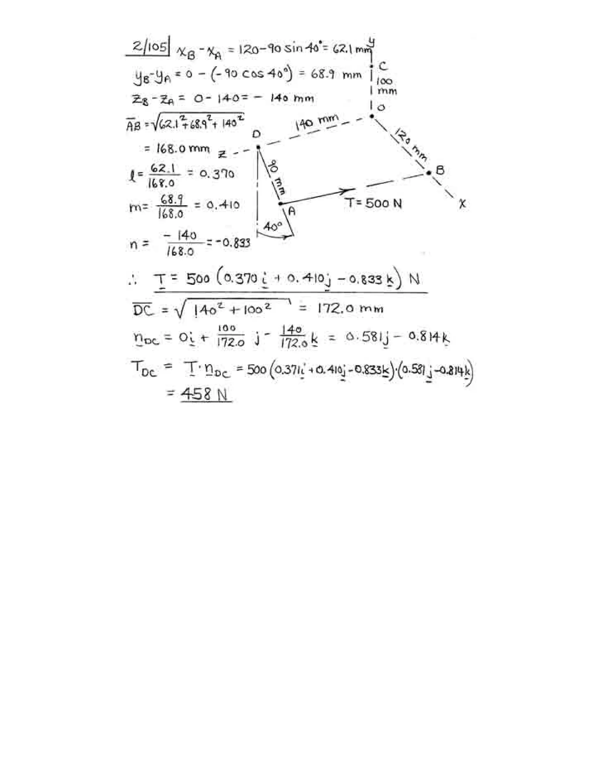 Engineering mechanics statics j.l.meriam-l.g.kraige-solution manual (5th ed)
