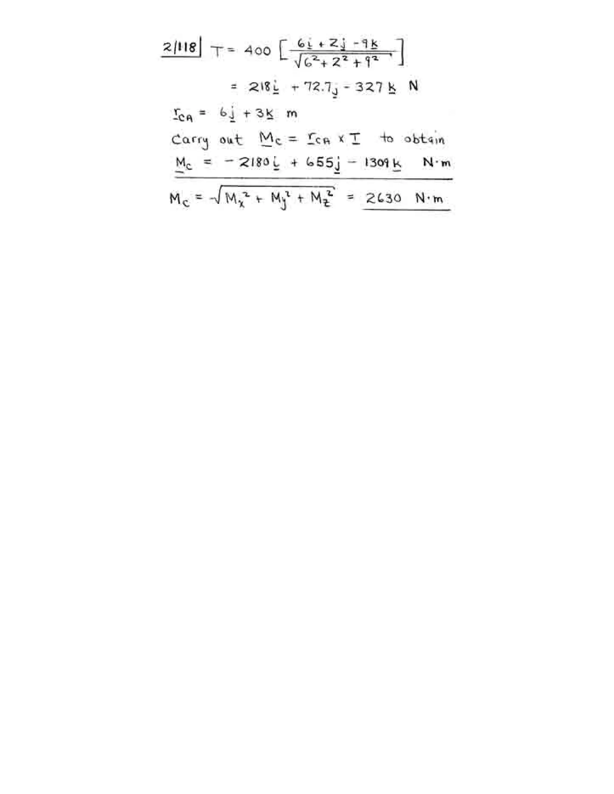 Engineering mechanics statics j.l.meriam-l.g.kraige-solution manual (5th ed)