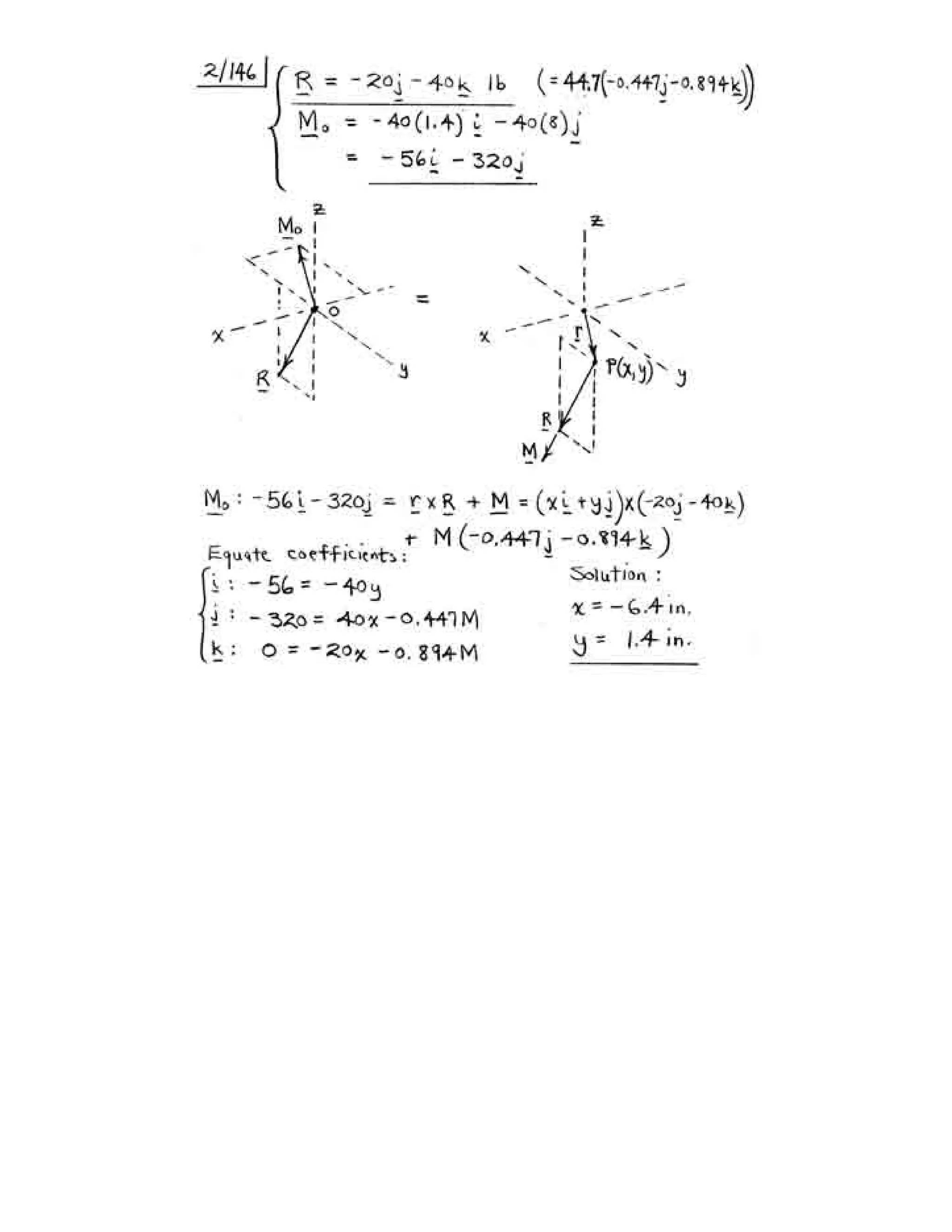 Engineering mechanics statics j.l.meriam-l.g.kraige-solution manual (5th ed)