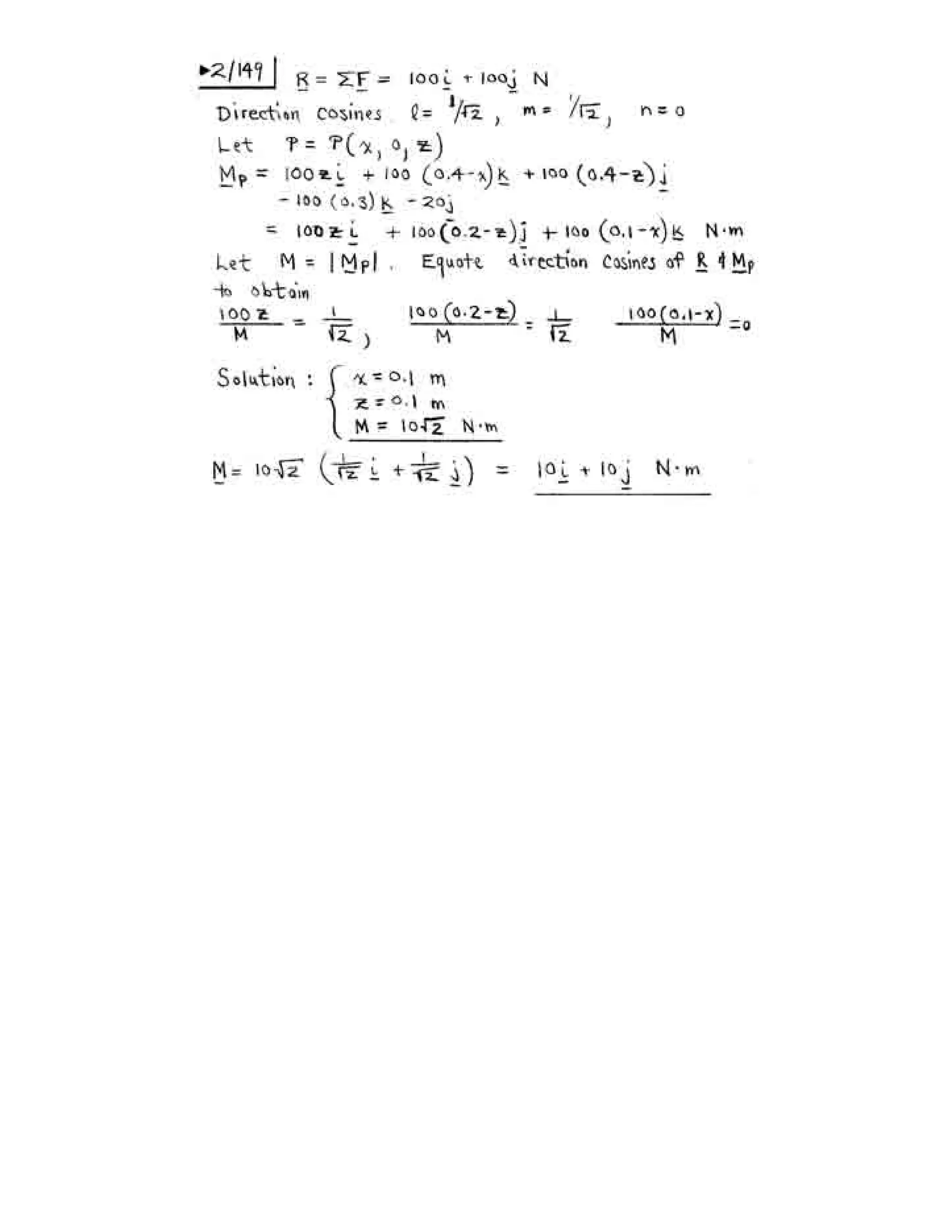 Engineering mechanics statics j.l.meriam-l.g.kraige-solution manual (5th ed)