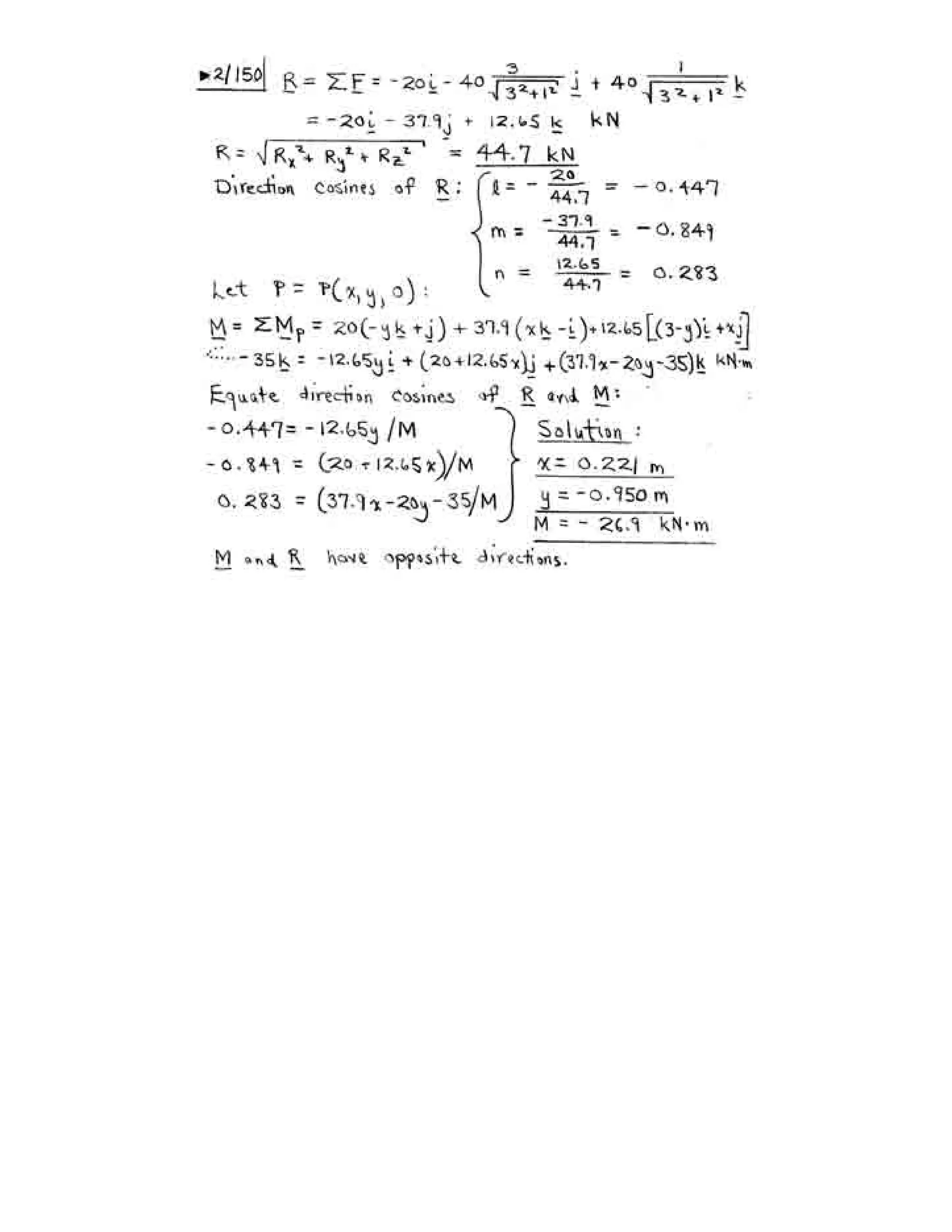 Engineering mechanics statics j.l.meriam-l.g.kraige-solution manual (5th ed)