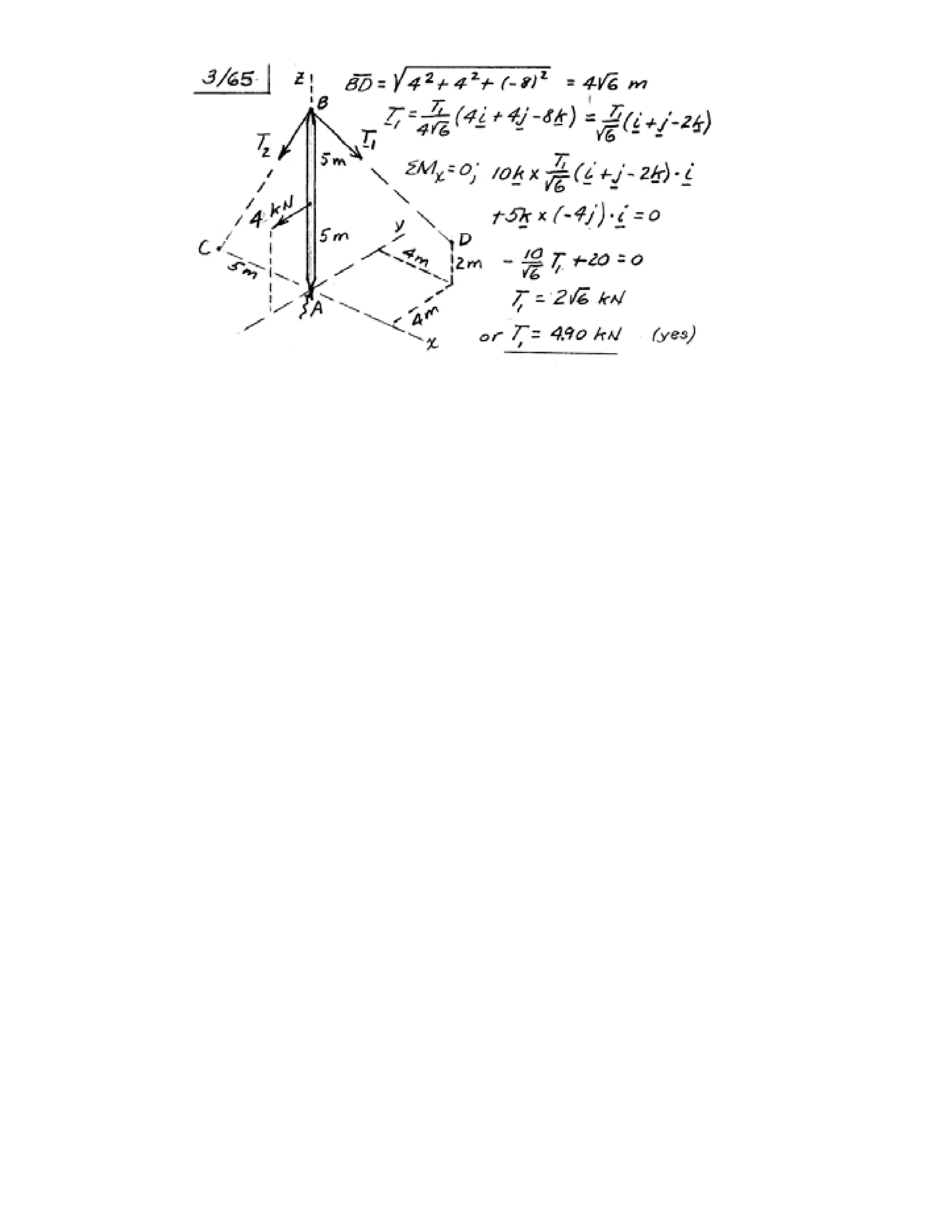 Engineering mechanics statics j.l.meriam-l.g.kraige-solution manual (5th ed)