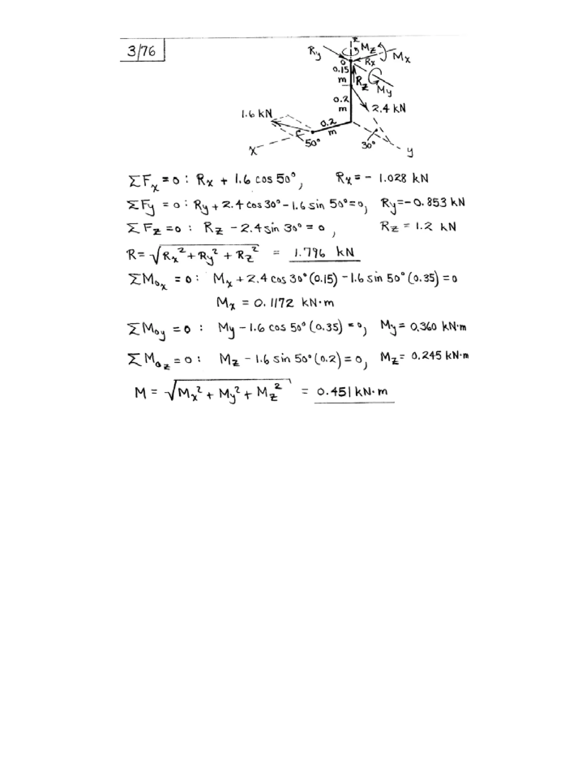 Engineering mechanics statics j.l.meriam-l.g.kraige-solution manual (5th ed)