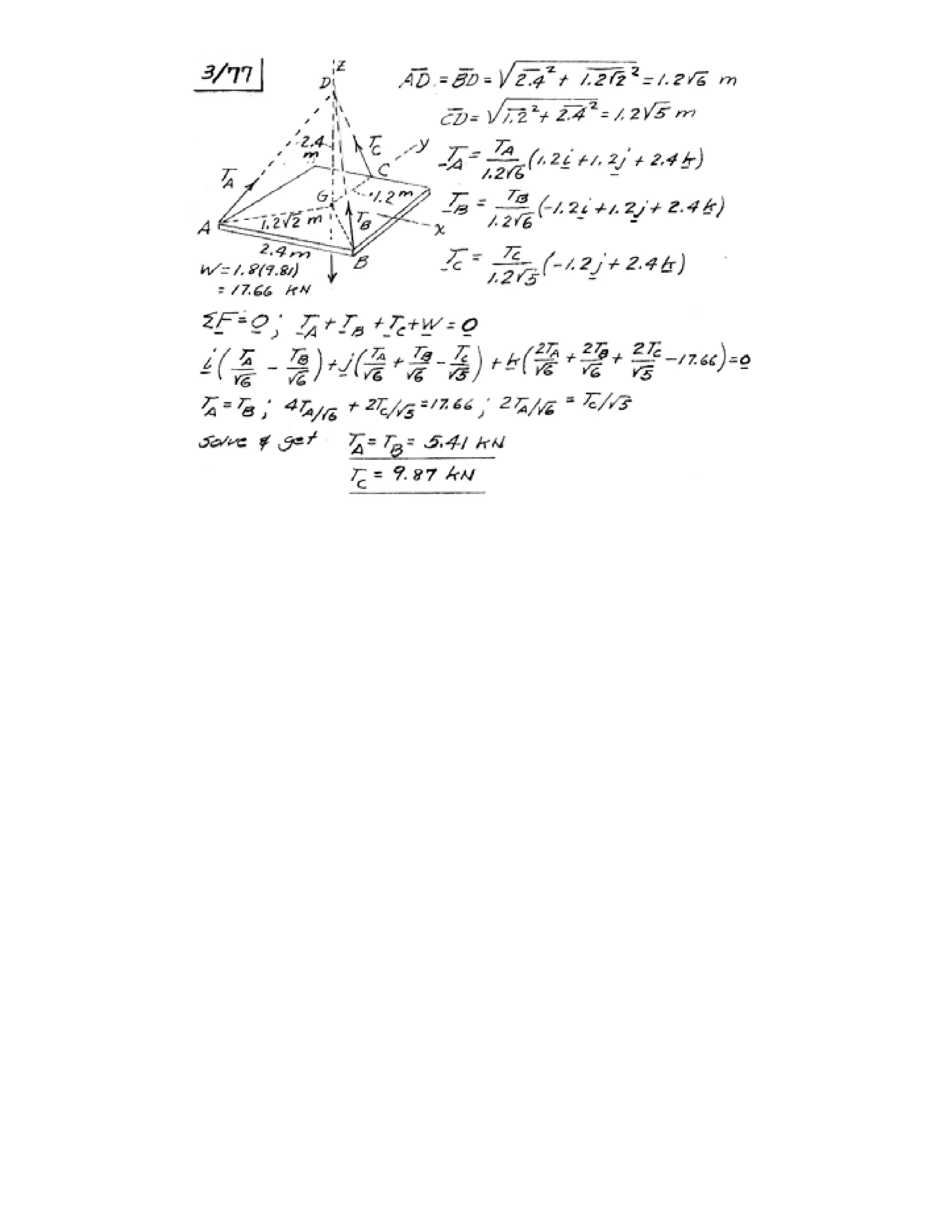 Engineering mechanics statics j.l.meriam-l.g.kraige-solution manual (5th ed)
