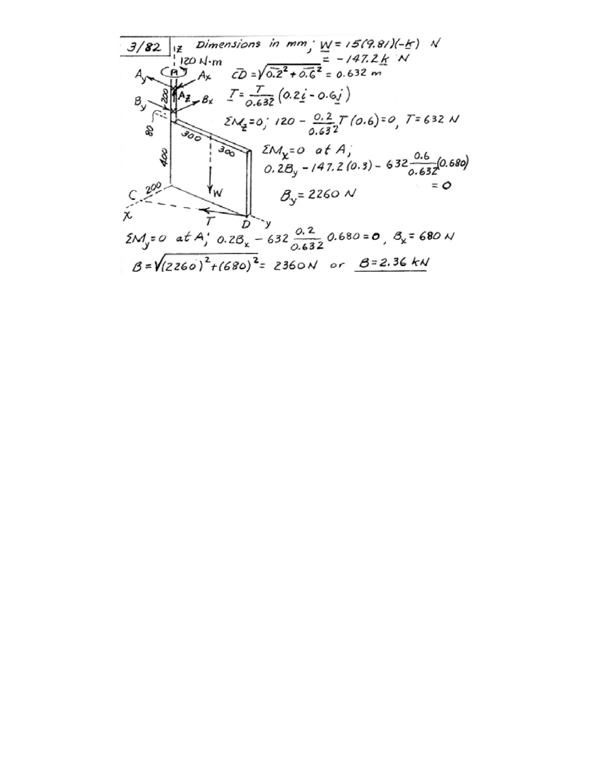 Engineering mechanics statics j.l.meriam-l.g.kraige-solution manual (5th ed)